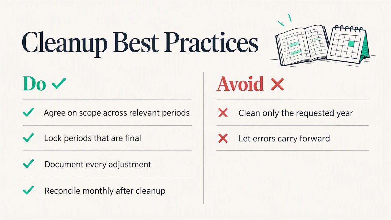 Our perspective: cleanup is where tax planning starts — overview diagram